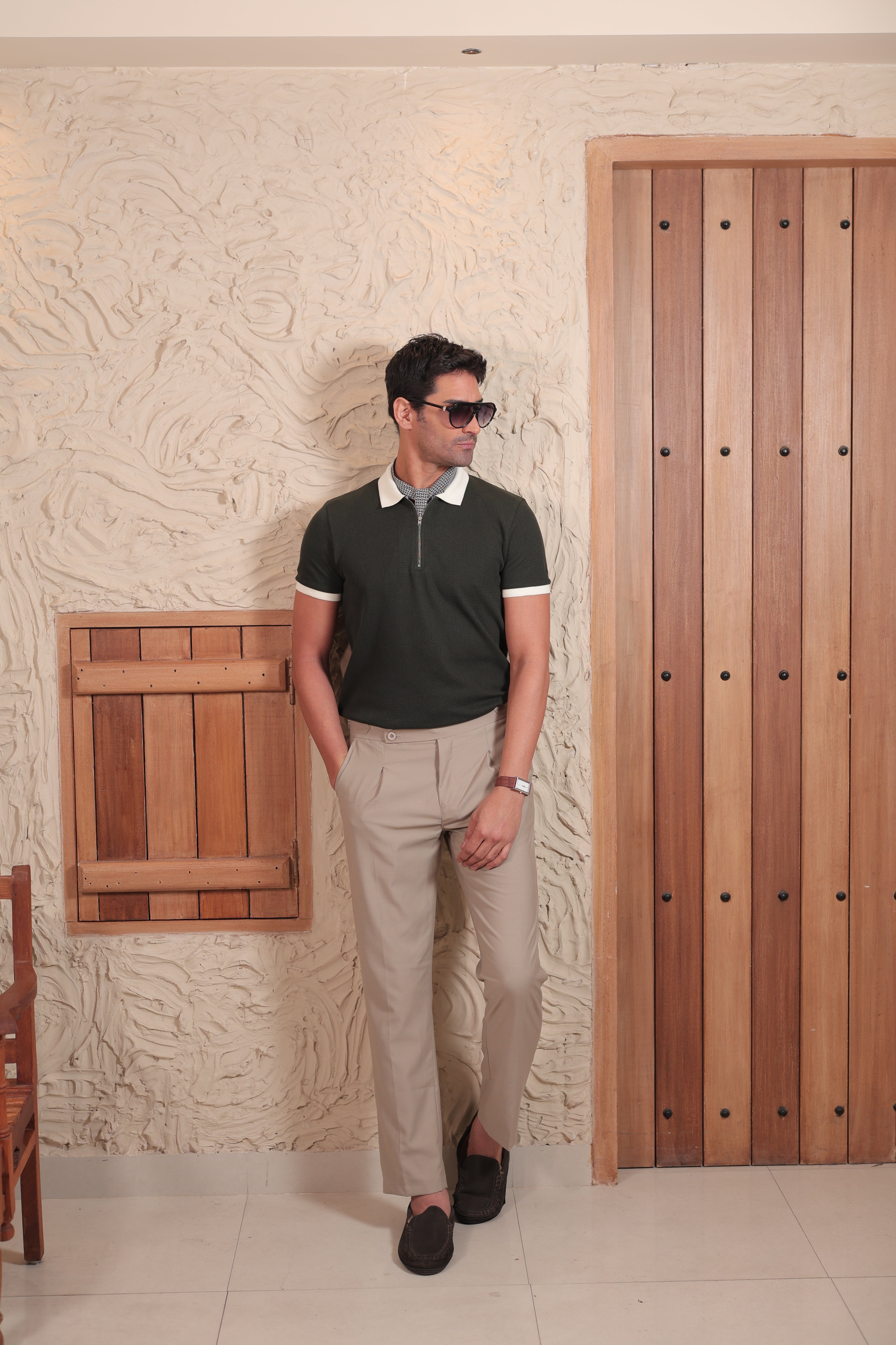 The Cavalier Zip Polo